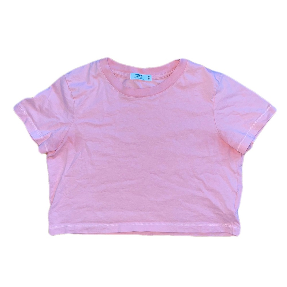 Cotton on cropped shirt, size M